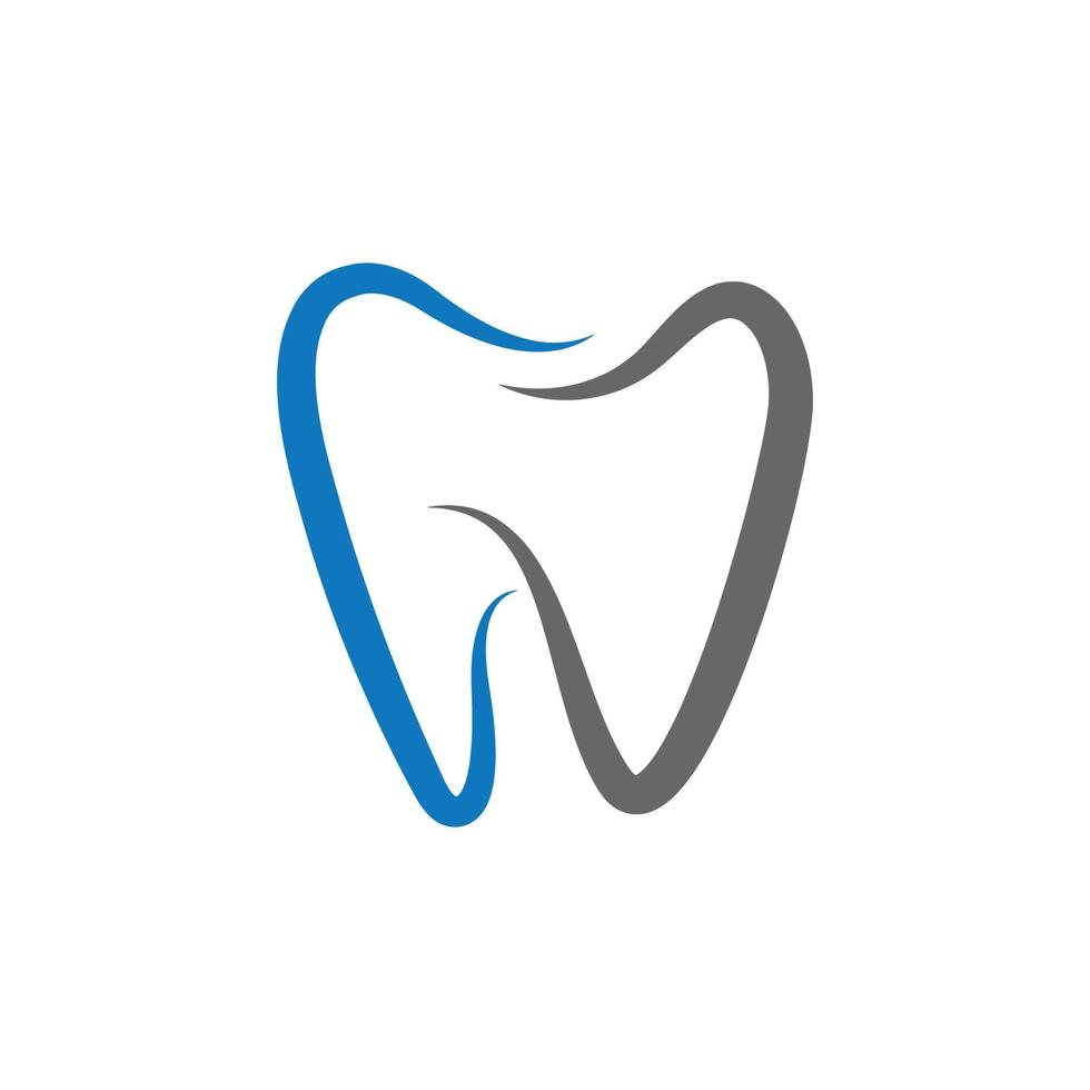 ícone de logotipo de atendimento odontológico isolado vetor