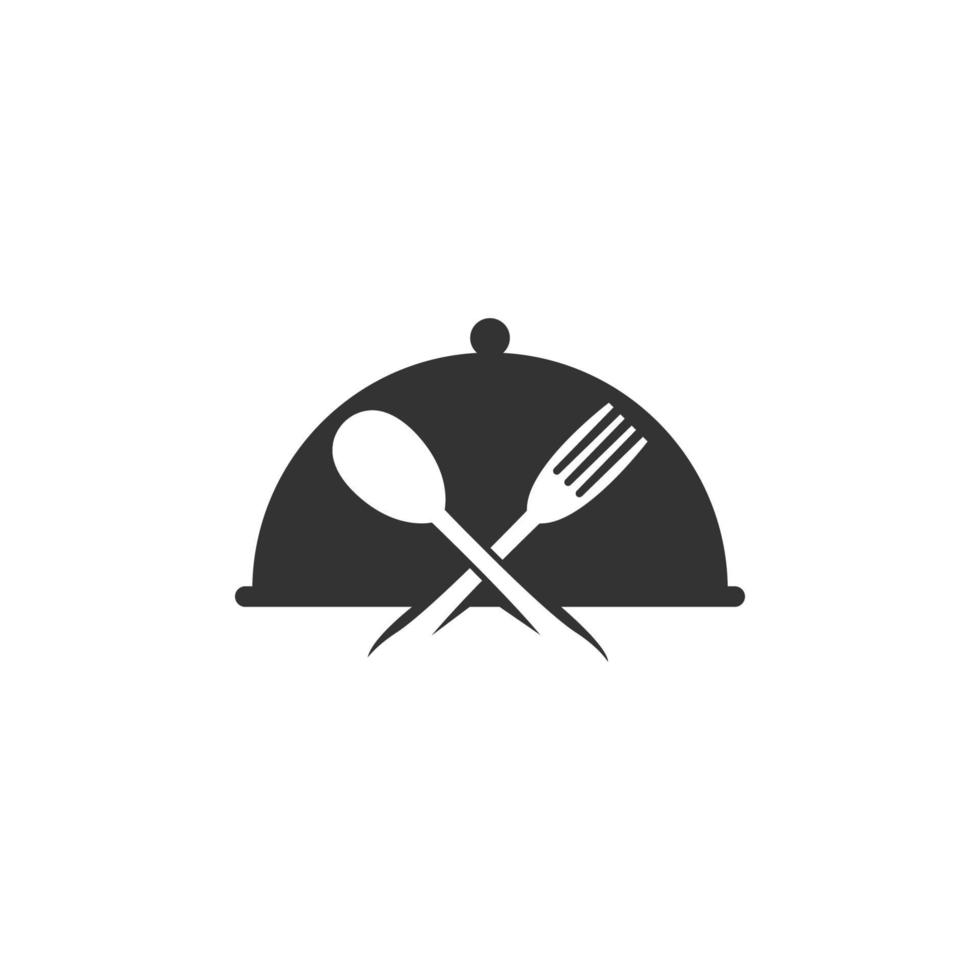 vetor de modelo de design de ícone de logotipo de restaurante