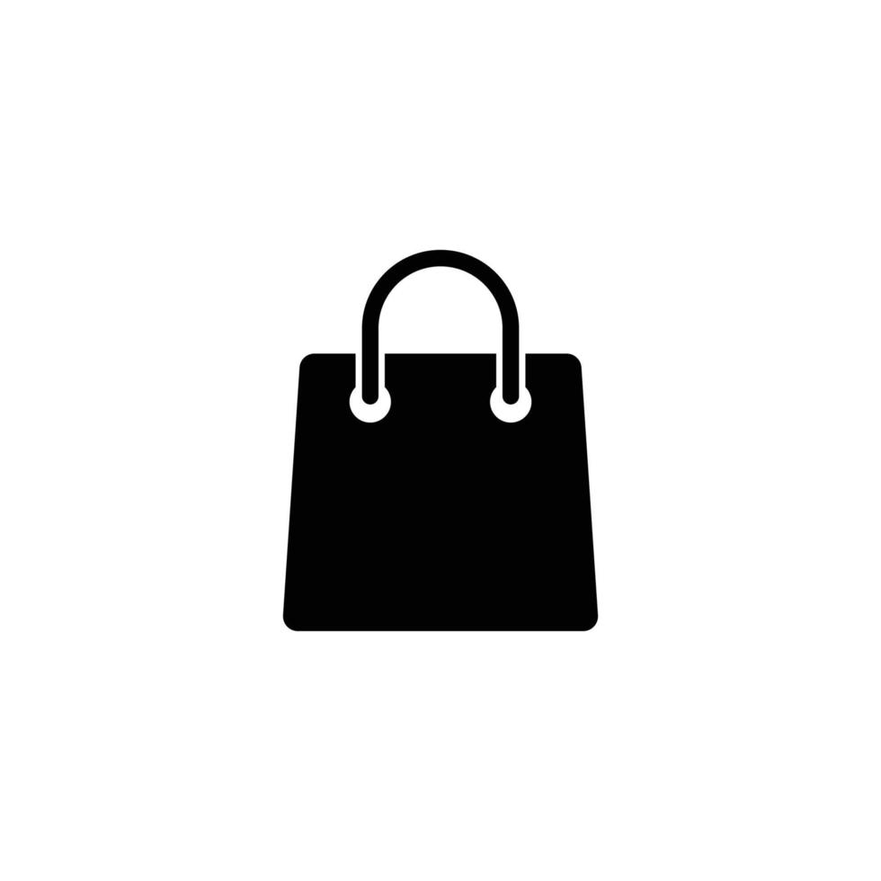 modelo de design de ícone de saco de compras vetor