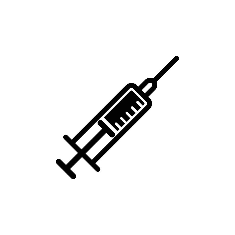 modelo de design de ícone de seringa vetor