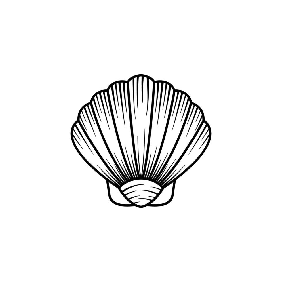 vetor de modelo de design de ícone de logotipo de shell