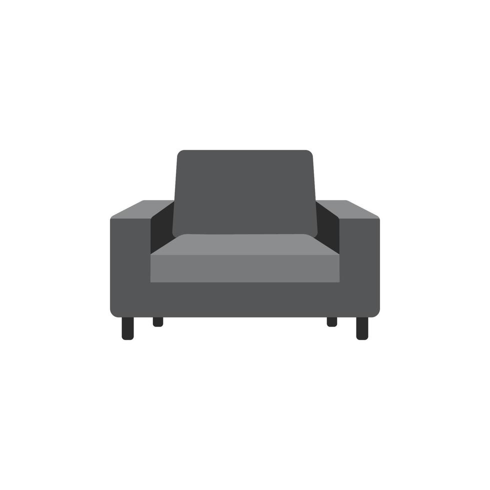 vetor de modelo de design de clipart de sofá