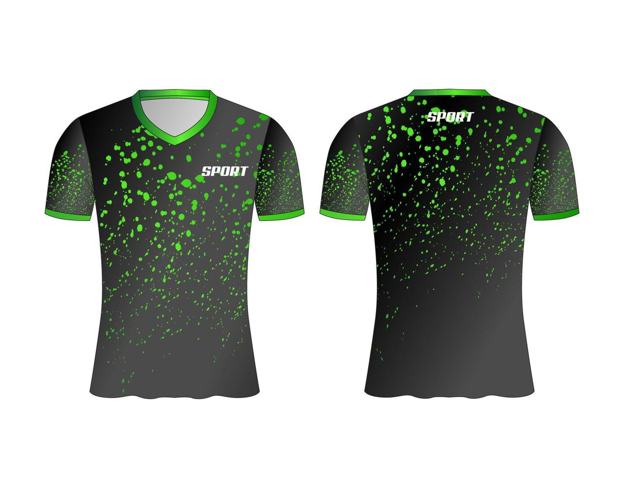 jersey é design de camiseta esportiva média para time de futebol, basquete e vôlei vetor