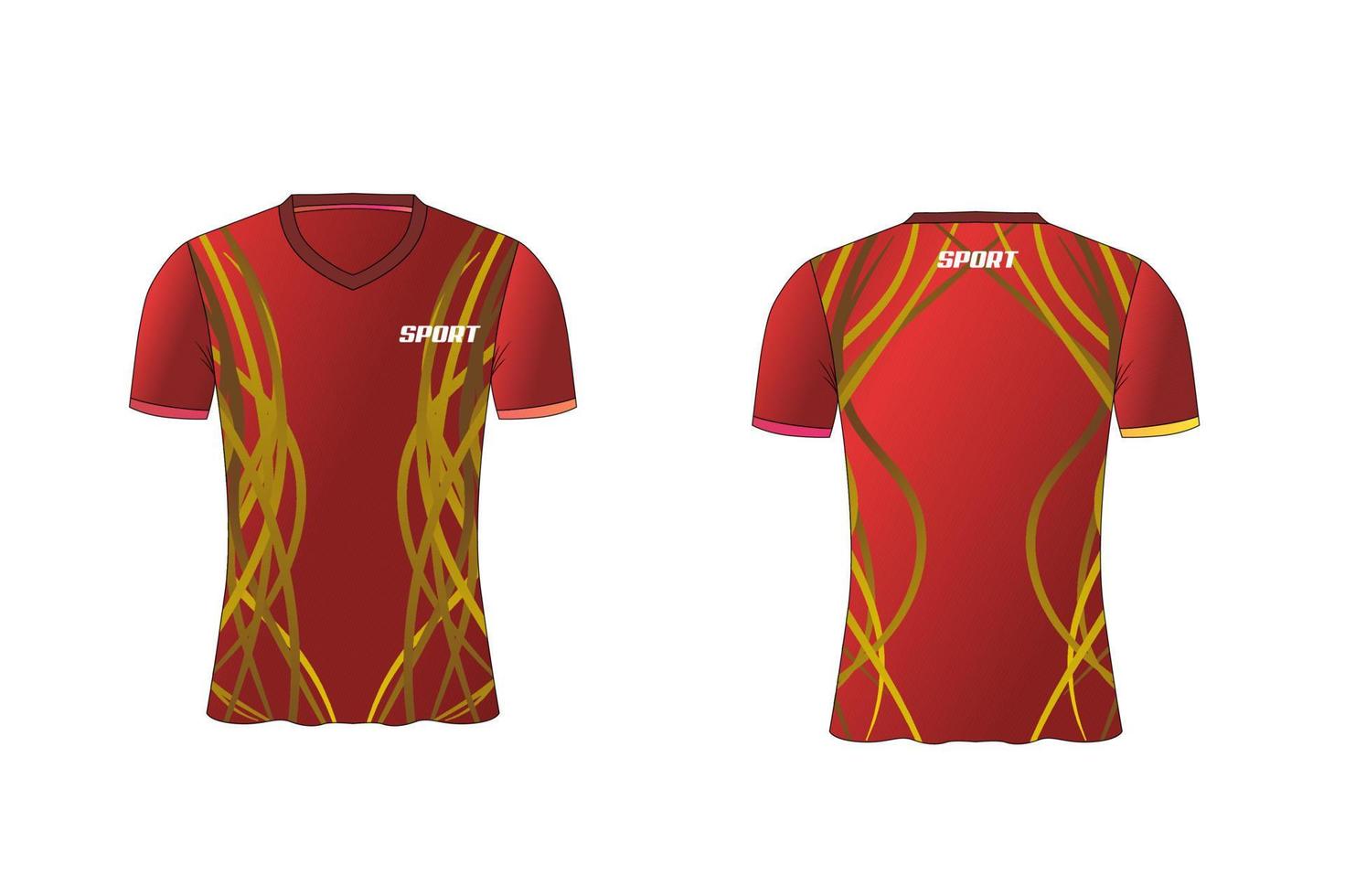 jersey é design de camiseta esportiva média para time de futebol, basquete e vôlei vetor