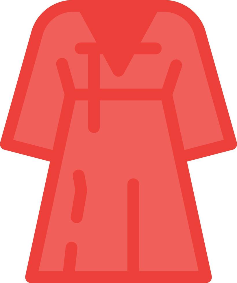 ilustração vetorial de roupas coreanas em ícones de símbolos.vector de qualidade background.premium para conceito e design gráfico. vetor