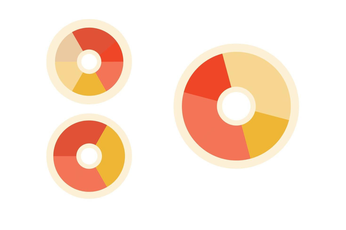 relatório de orçamento plano. ilustração de planejamento de negócios, gráfico e diagrama infográfico vetor