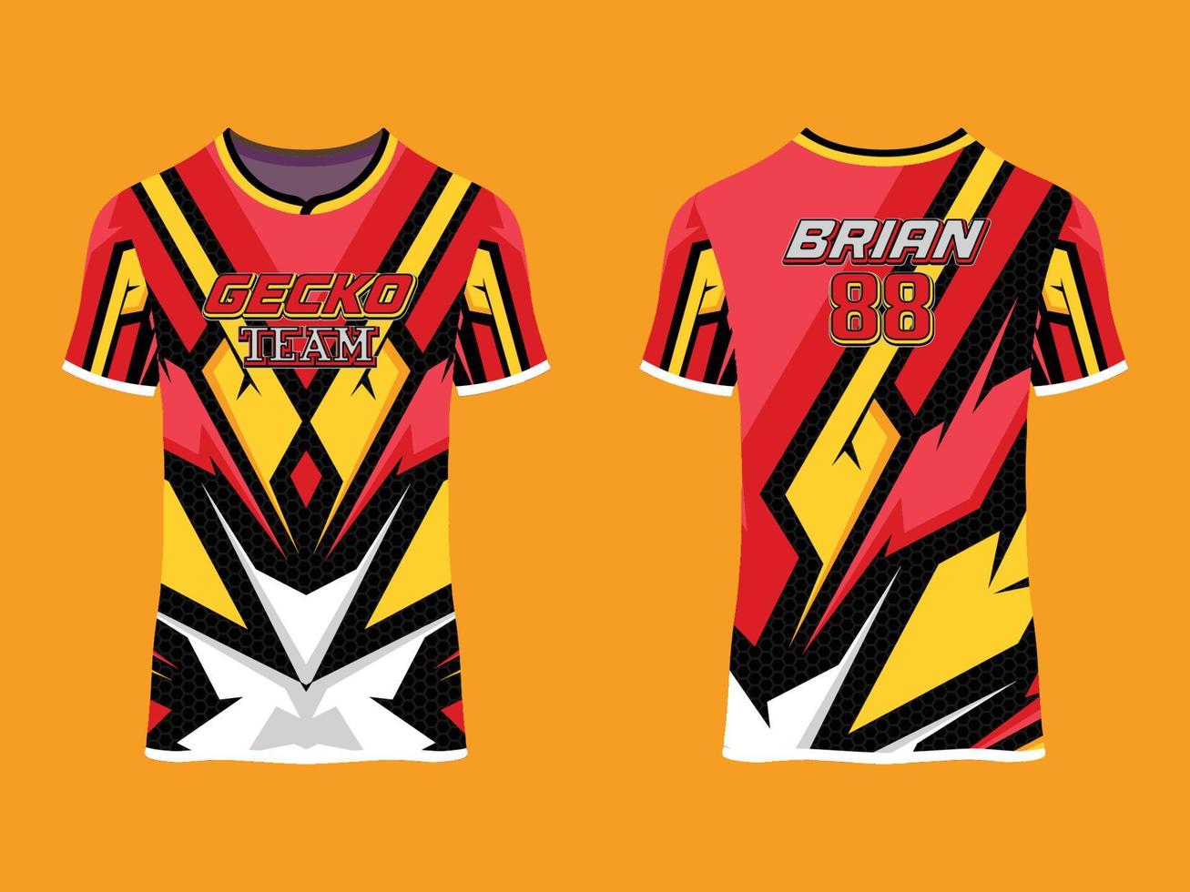 design de vetor abstrato de clube de camisa de jogo