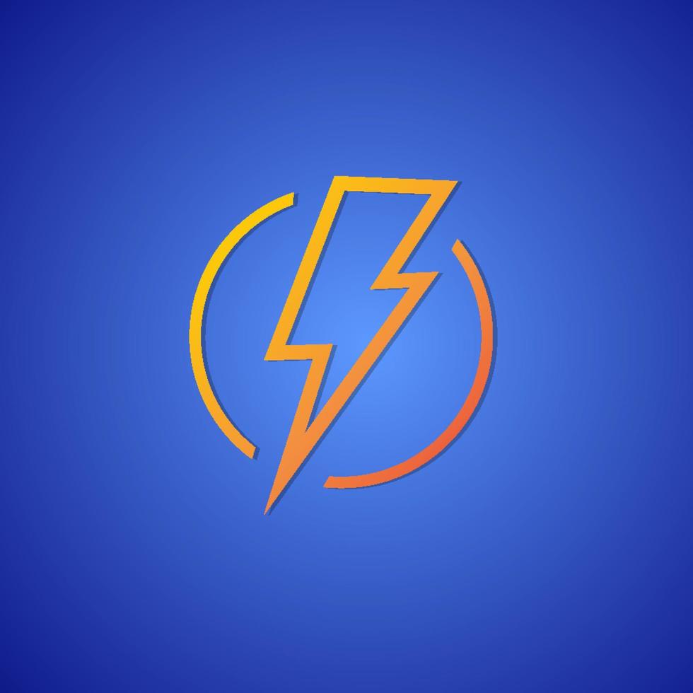 logotipo de energia vetorial vetor