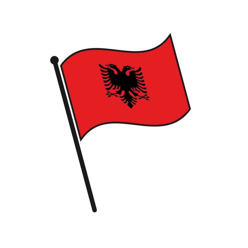 ícone de bandeira simples vetor