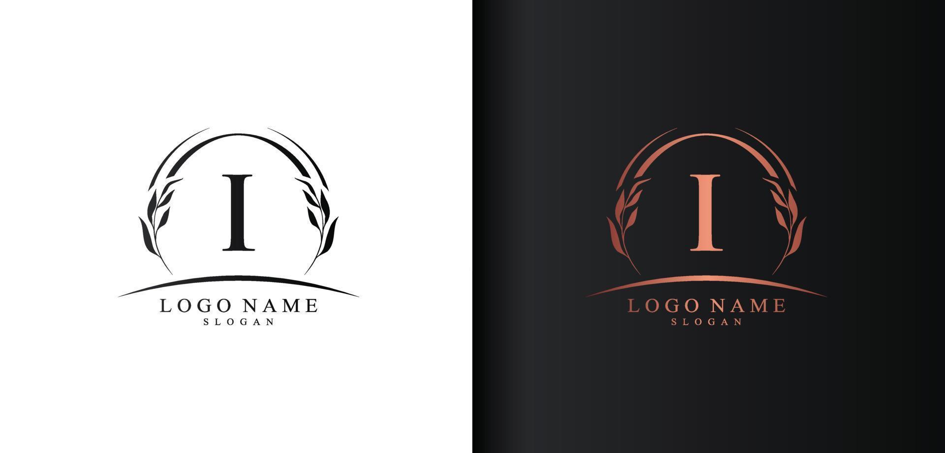design de logotipo de letra abstrata, logotipo de letra de estilo de luxo, design de vetor de ícone de texto