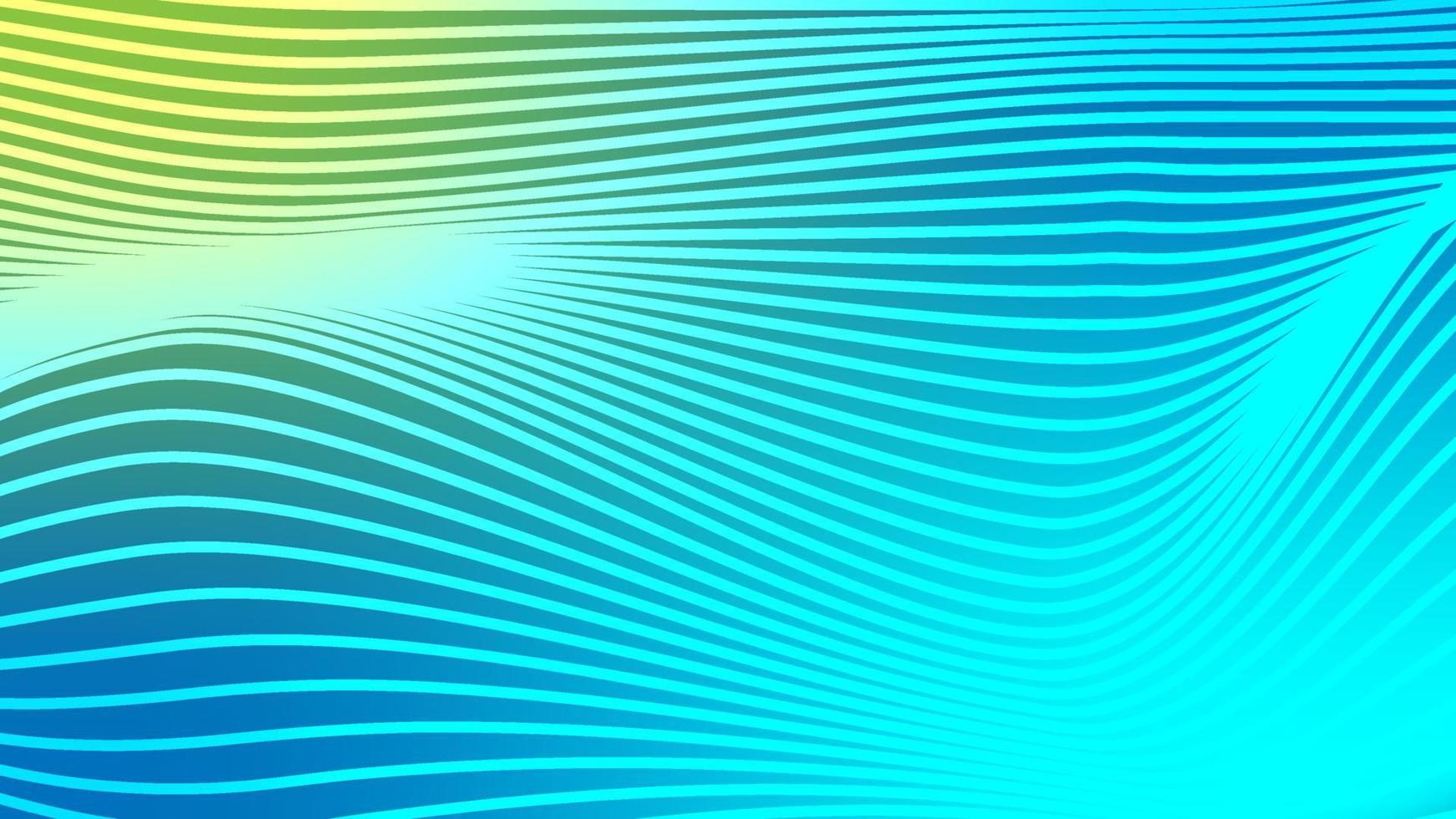 linhas de onda abstratas modernas efeito de fundo vetorial colorido vetor