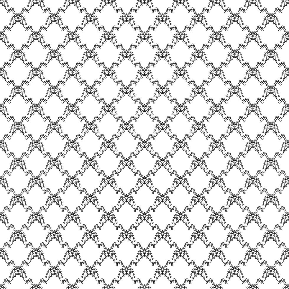 papel de parede floral sem costura. doodle vector com ornamento floral. decoração floral vintage