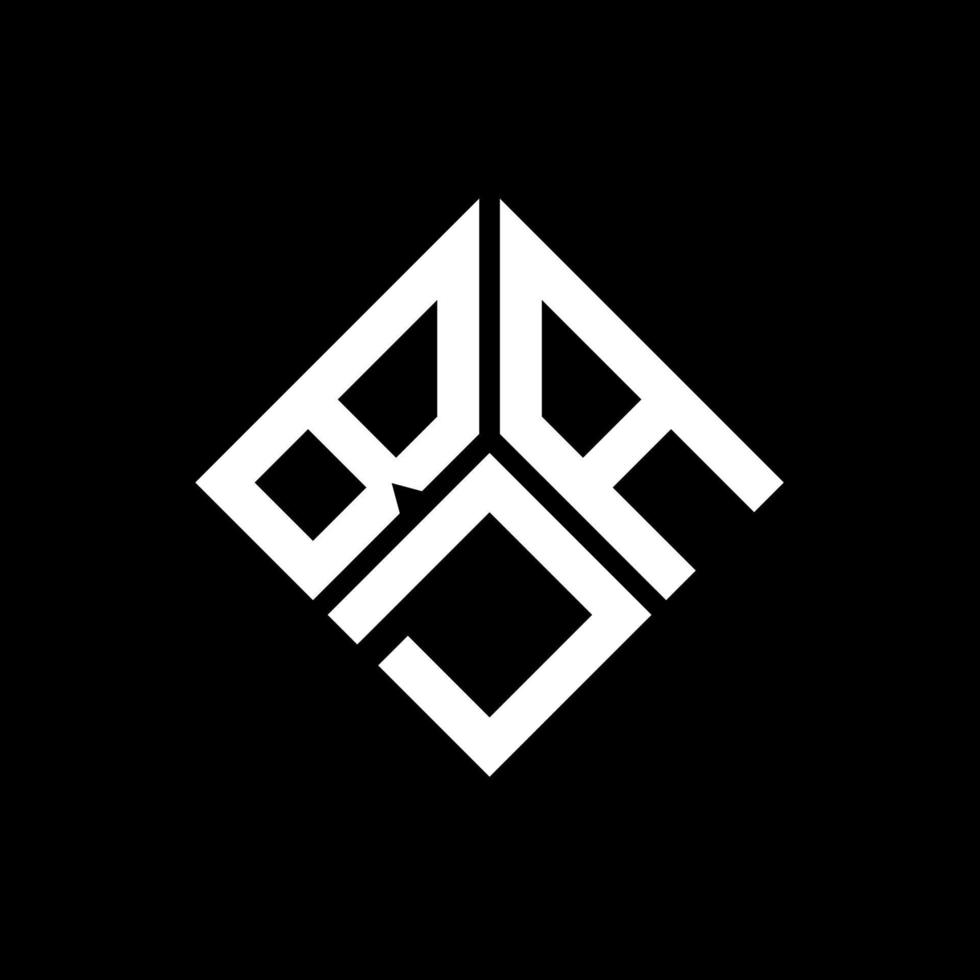 design de logotipo de carta bda em fundo preto. conceito de logotipo de letra de iniciais criativas bda. design de letra bda. vetor