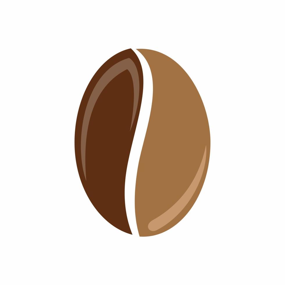 ícone de logotipo de vetor de grãos de café