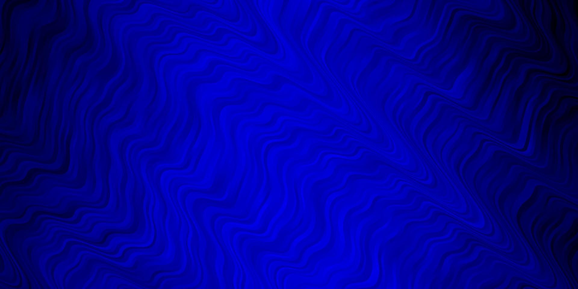 pano de fundo vector azul escuro com linhas dobradas.