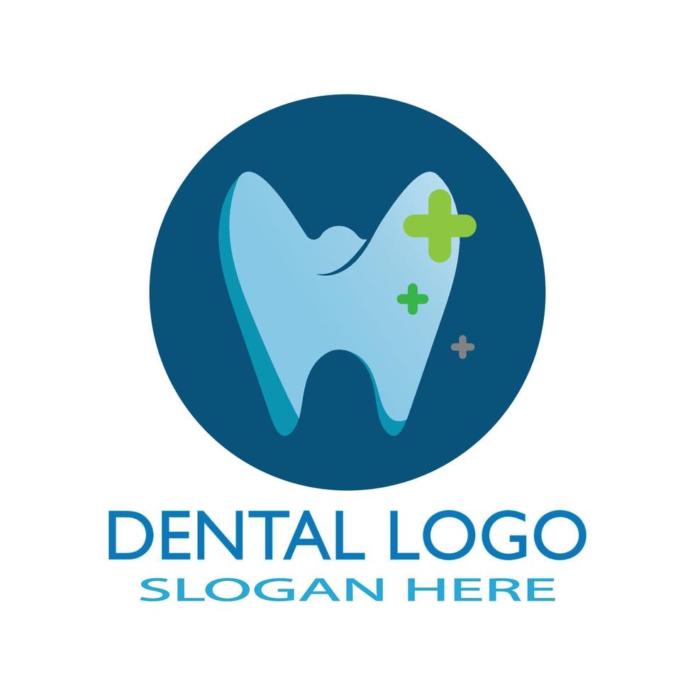 ilustração em vetor modelo logotipo dental