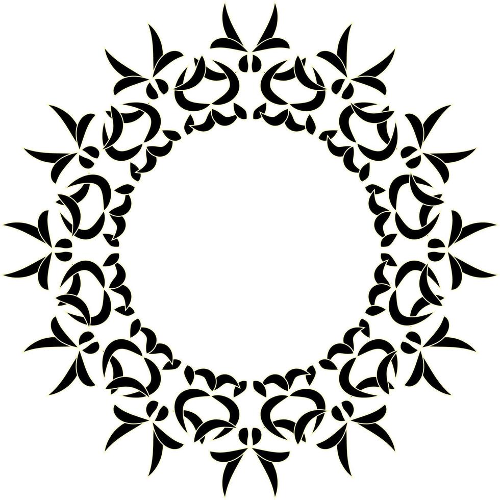 mandala desenhada à mão. decoração em ornamento de doodle oriental étnica. vetor