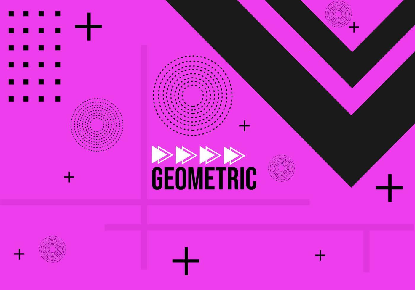 design abstrato geométrico roxo para design de fundo de banner, panfleto e pôster vetor