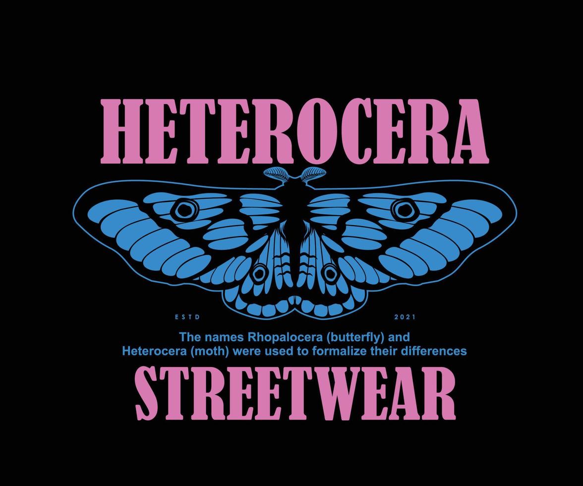 design gráfico estético para camiseta street wear e estilo urbano vetor