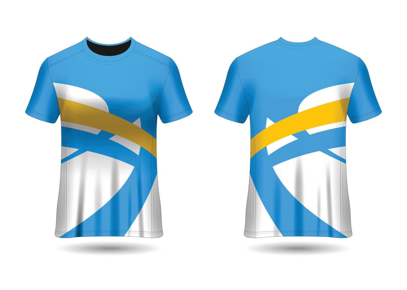 modelo de design de camisa de corrida esportiva para vetor de uniformes de equipe