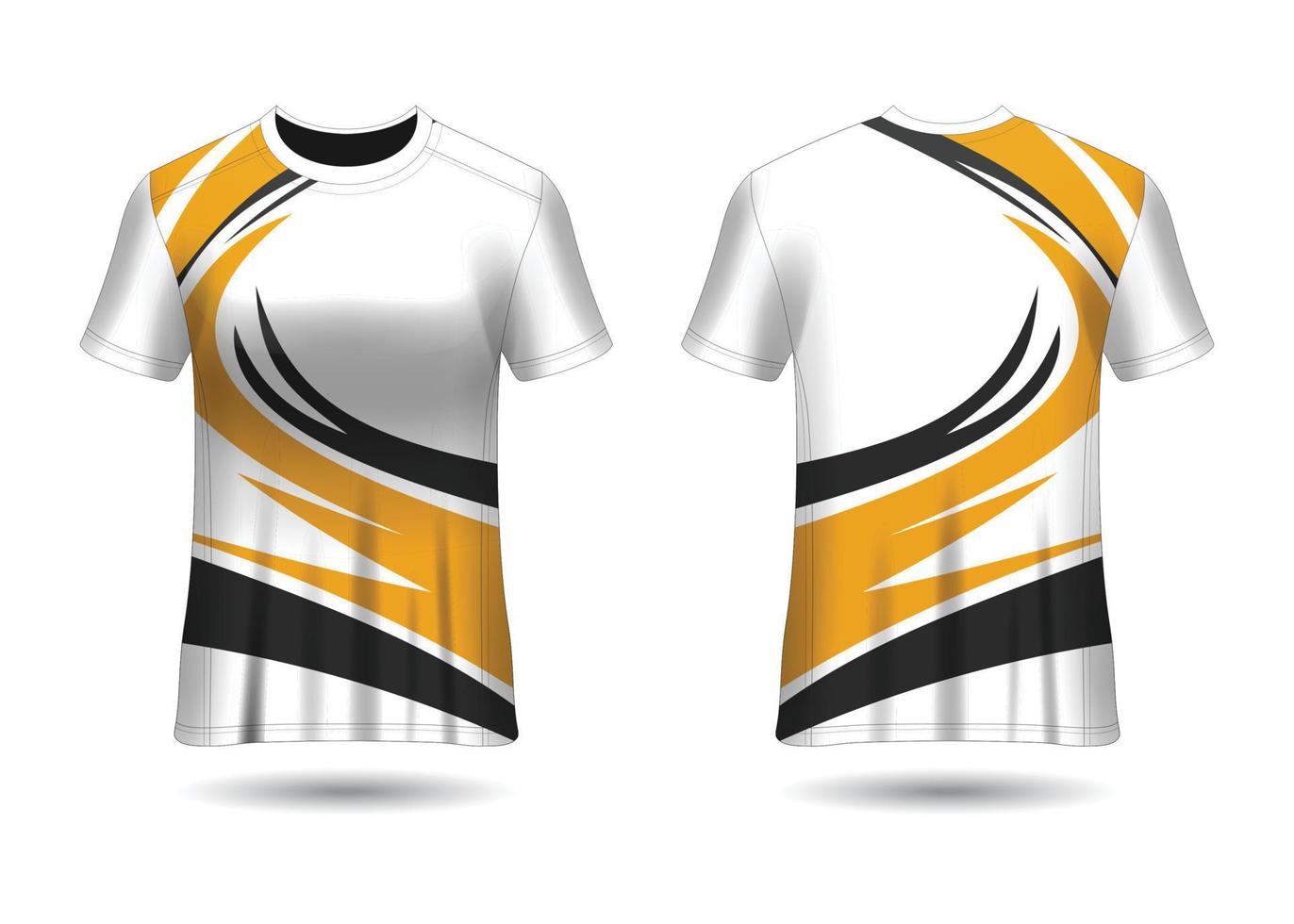 design de camisa de corrida esportiva para uniformes de equipe vetor
