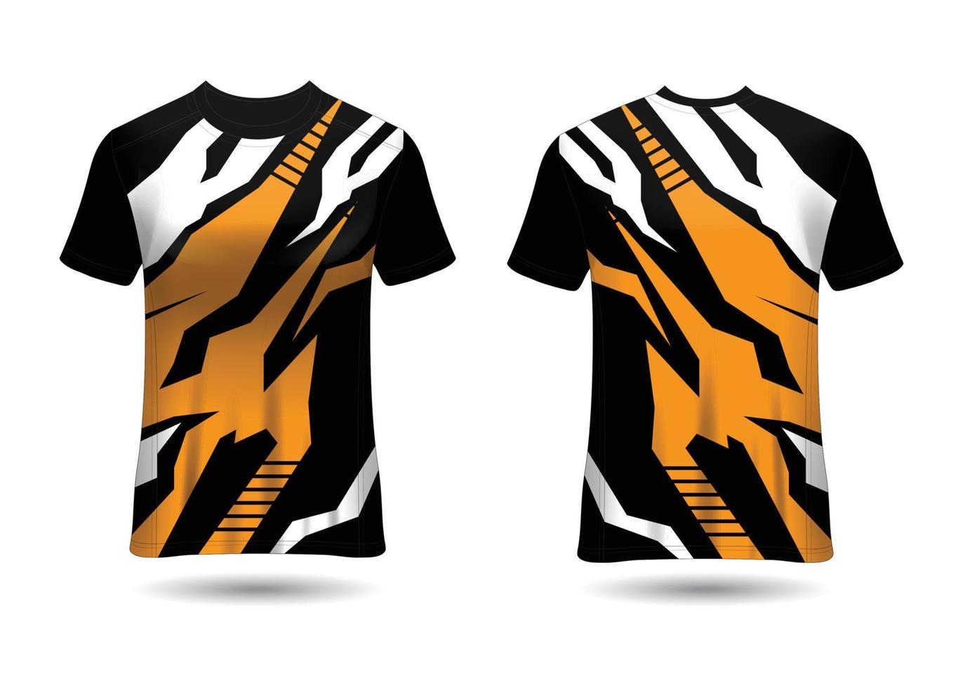 modelo de design de camisa de corrida esportiva para vetor de uniformes de equipe