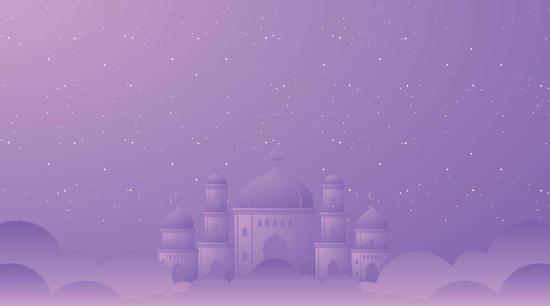 fundo islâmico. fundo de eid mubarak. fundo do Ramadã Kareem. vetor