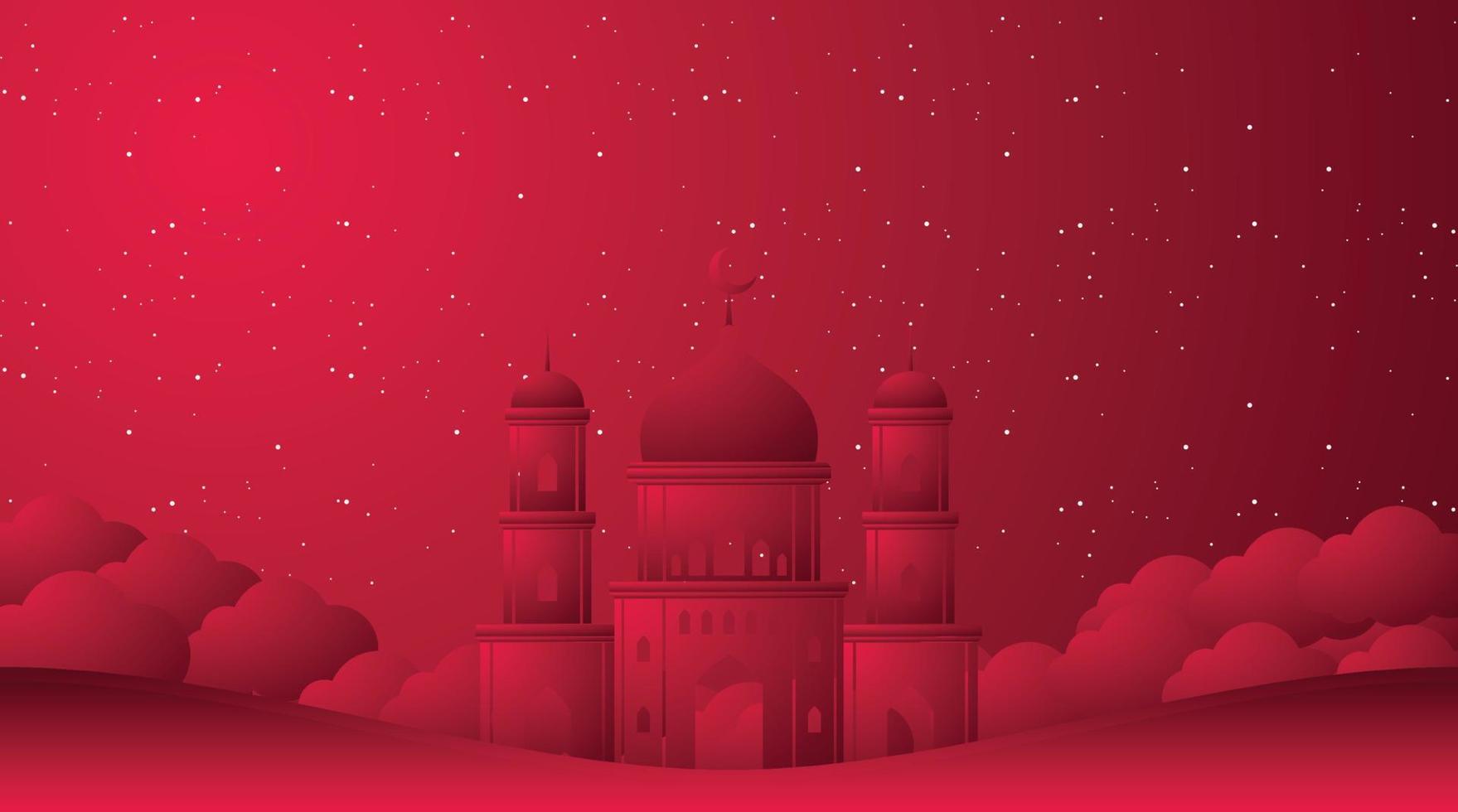 fundo islâmico. fundo de eid mubarak. fundo do Ramadã Kareem. vetor