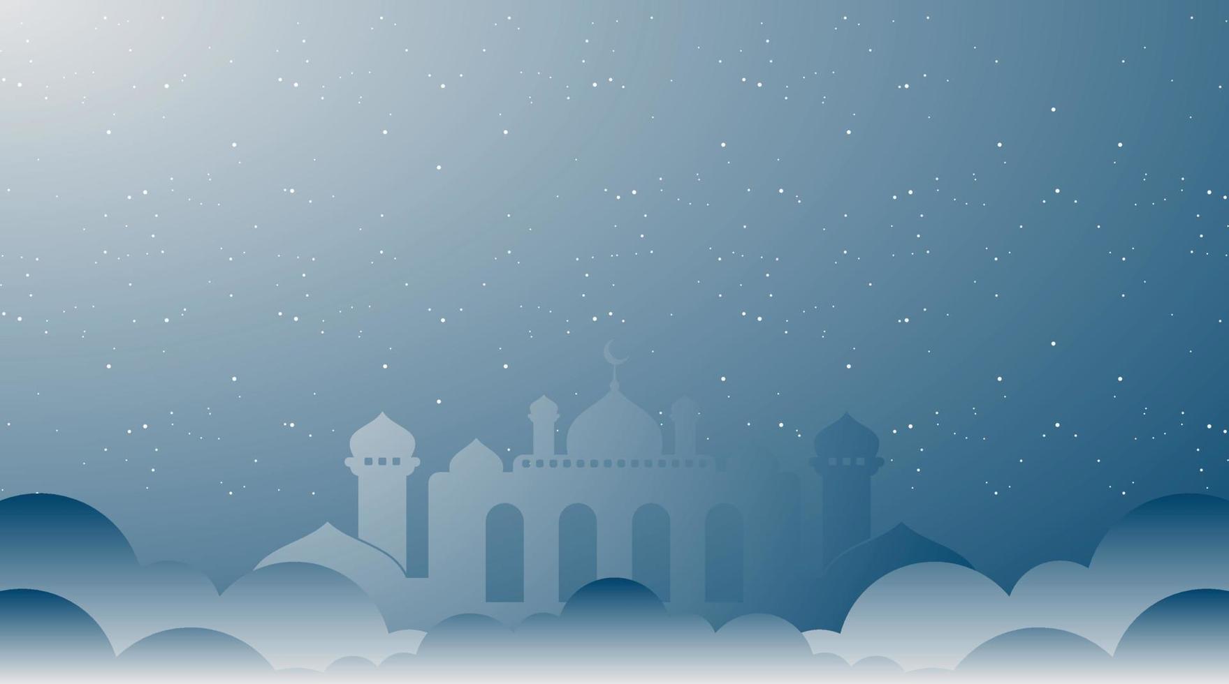 fundo islâmico. fundo de eid mubarak. fundo do Ramadã Kareem. vetor