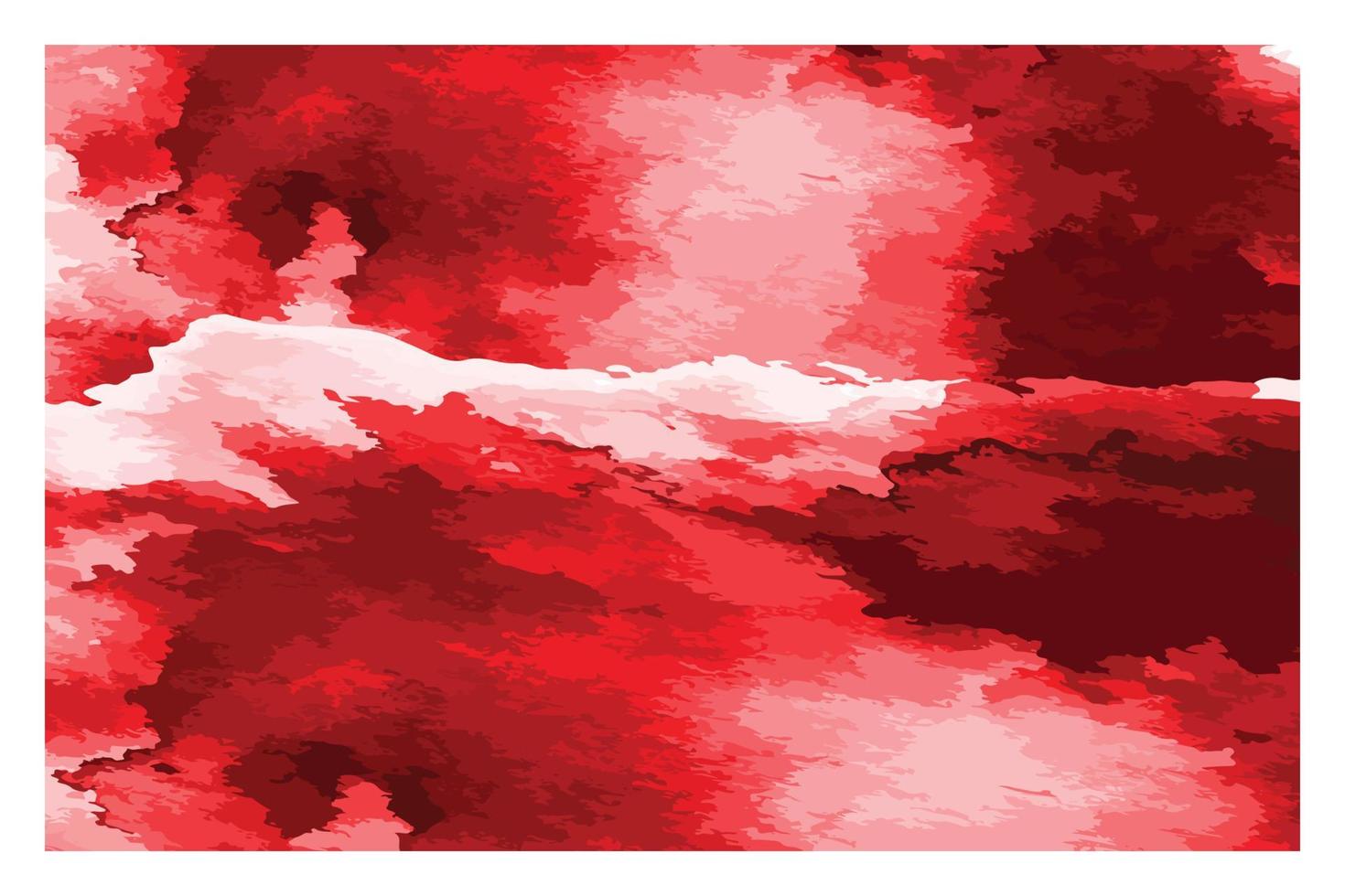 fundo vermelho aquarela vetor