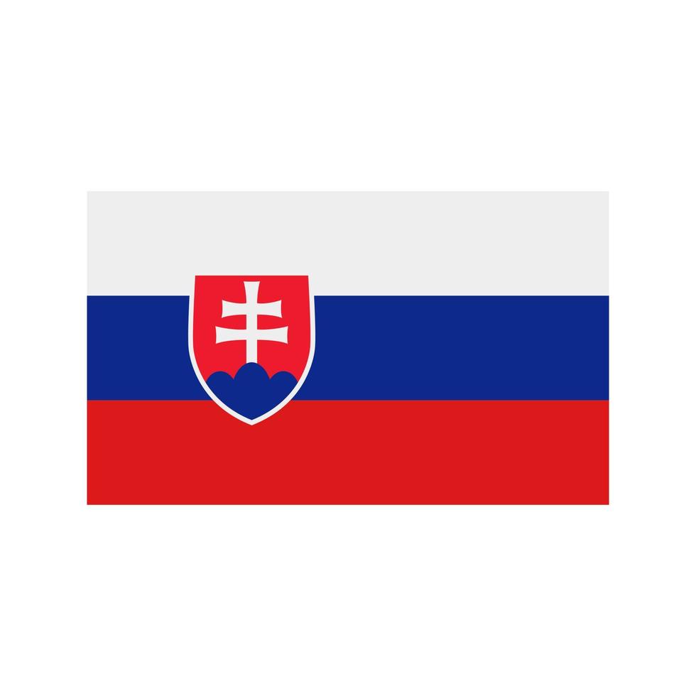ícone multicolorido da eslováquia vetor