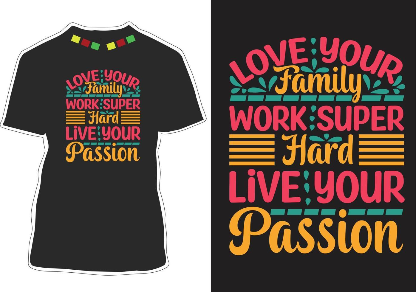 design de camiseta com citações de inspiração vetor