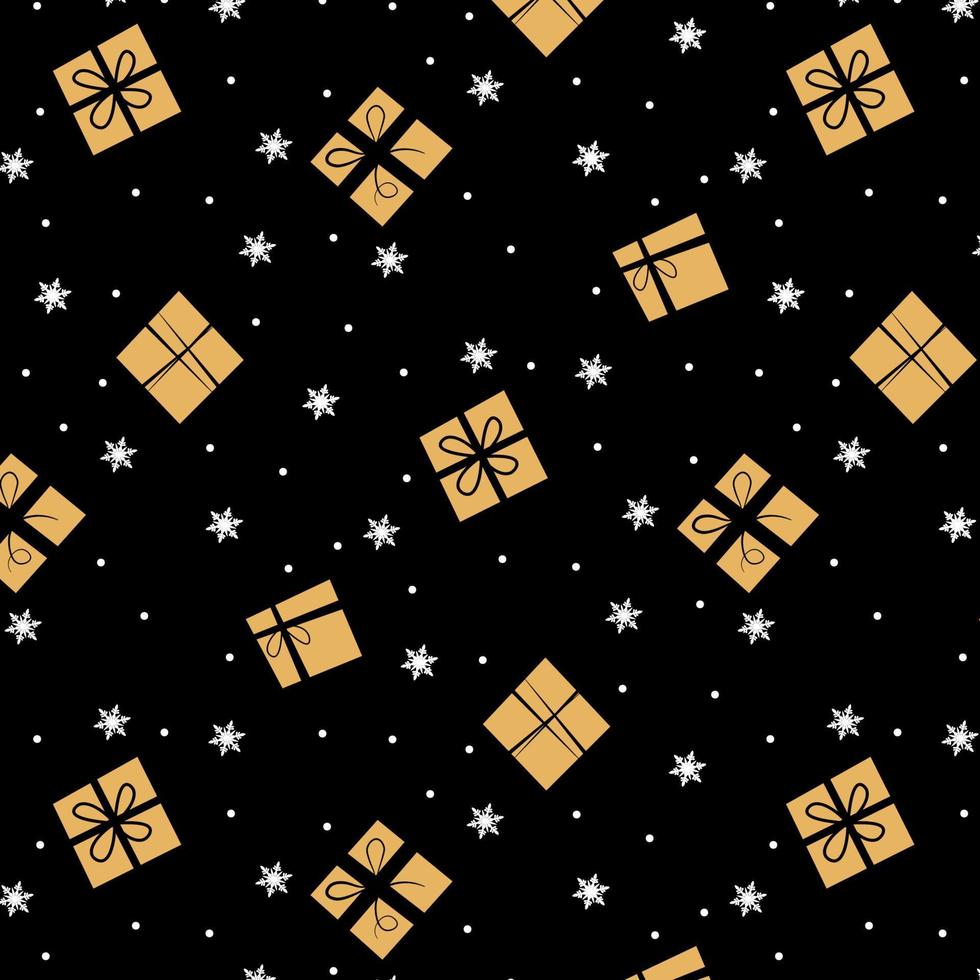 mão desenhada fundo de design de padrão de Natal. vetor. vetor