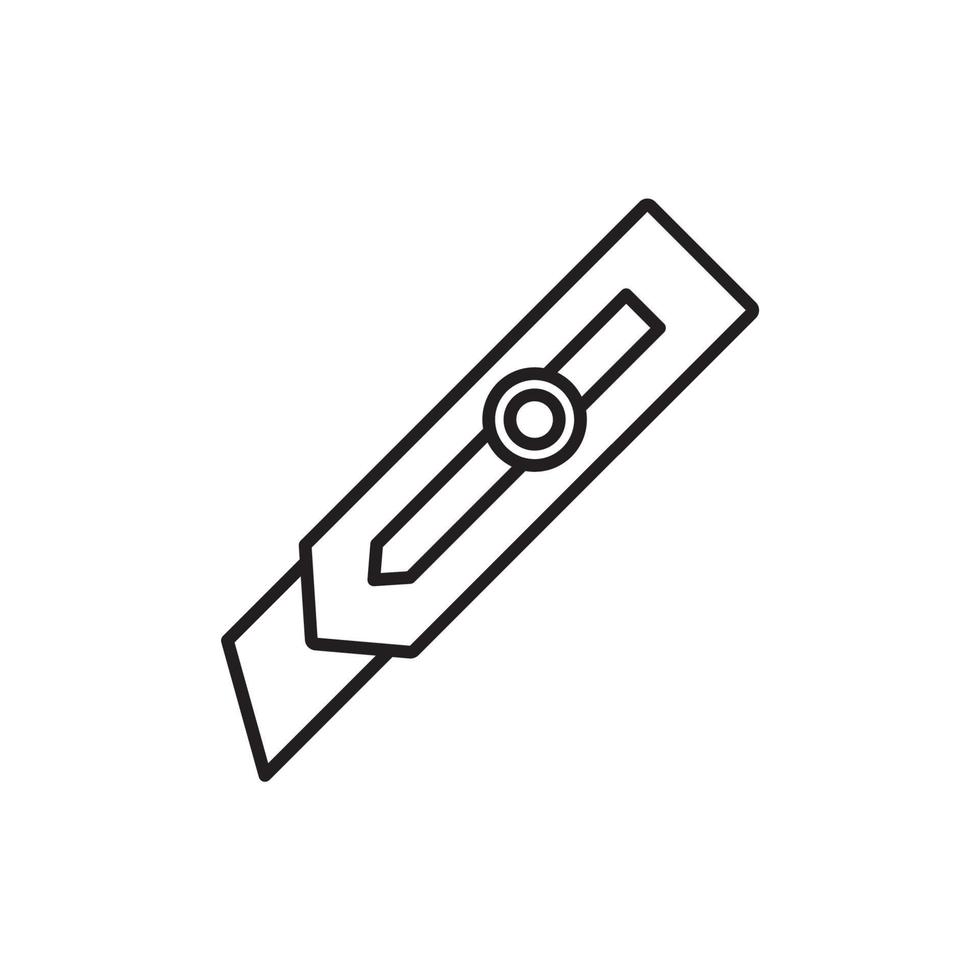 ícones de faca de corte símbolo elementos vetoriais para web infográfico vetor