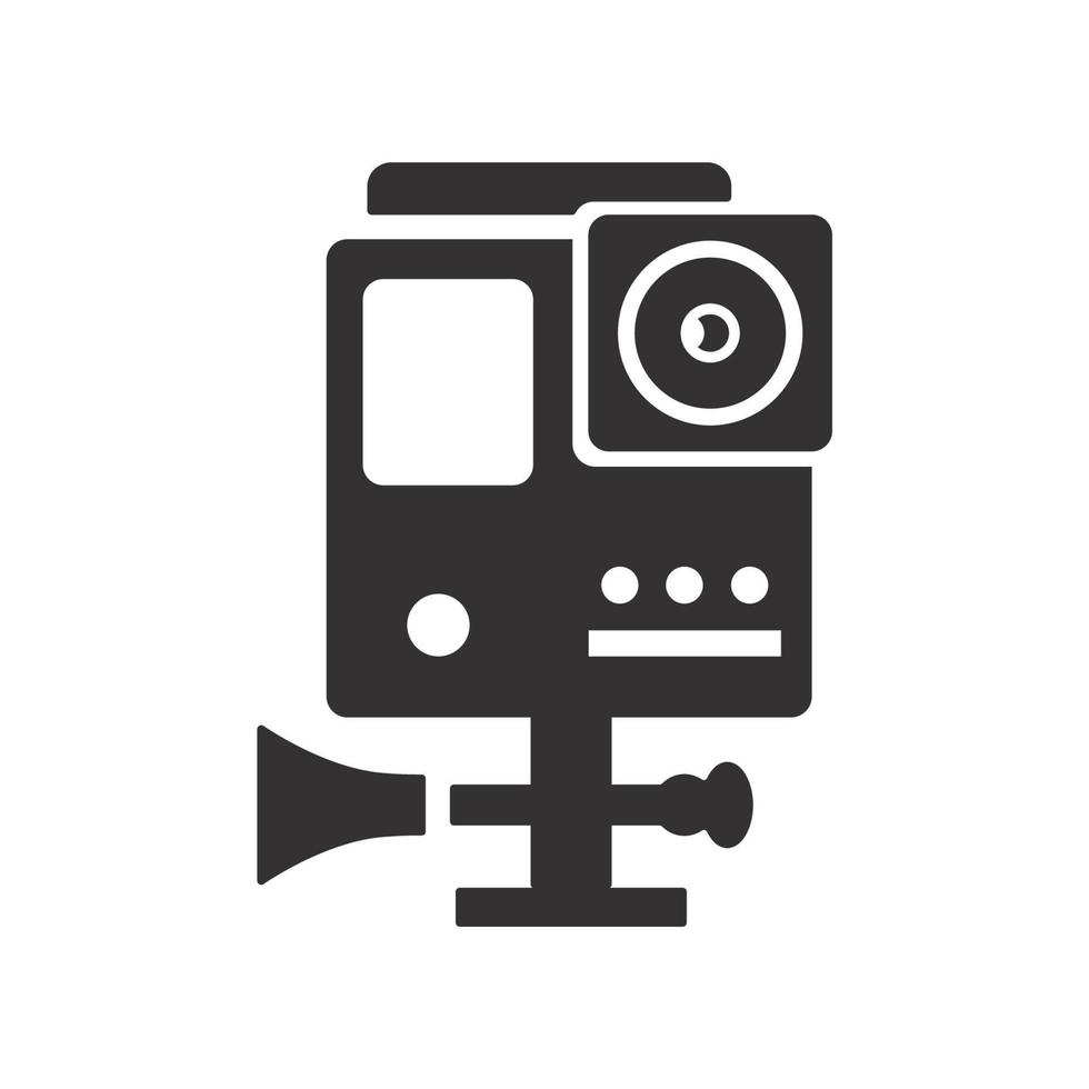 ícones de câmera de ação símbolo elementos vetoriais para web infográfico vetor