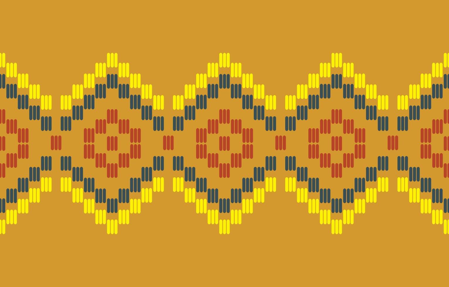 borda artesanal bela arte. padrão navajo sem costura em tribal, bordado popular, impressão de ornamento de arte geométrica asteca mexicana. design para tapete, papel de parede, roupas, embrulho, tecido, capa, têxtil vetor