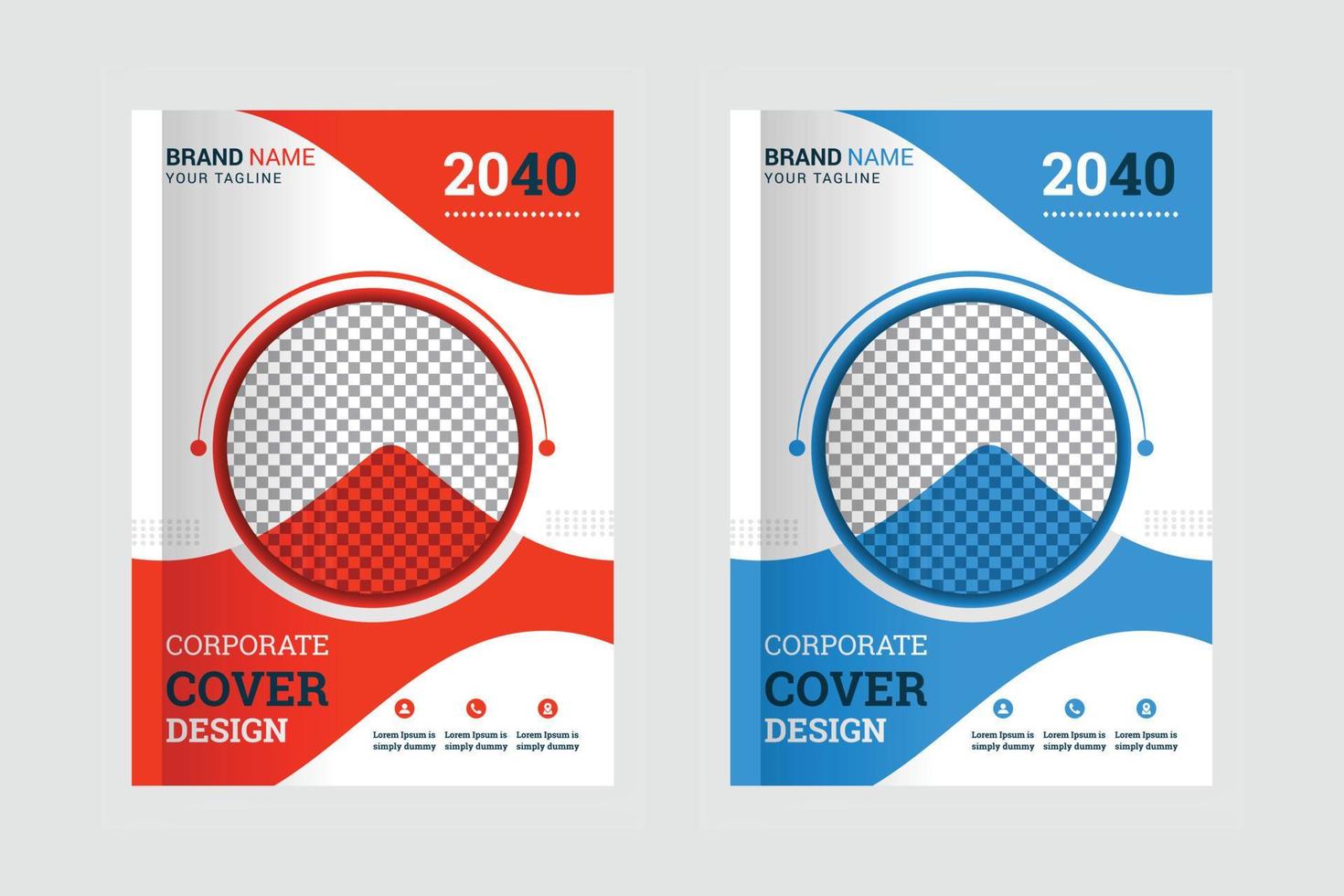 modelo de design de capa de livro corporativo de negócios criativos de fundo de cidade em a4 vetor