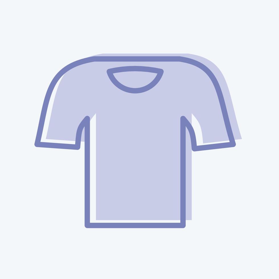 camiseta ícone. adequado para o símbolo de acessórios masculinos. vetor