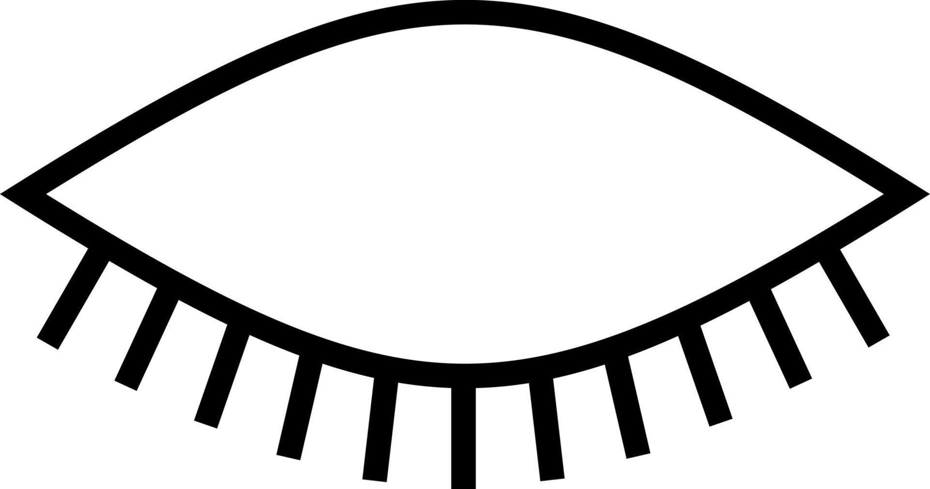 ícone de olho imagens de olhos fechados vetor