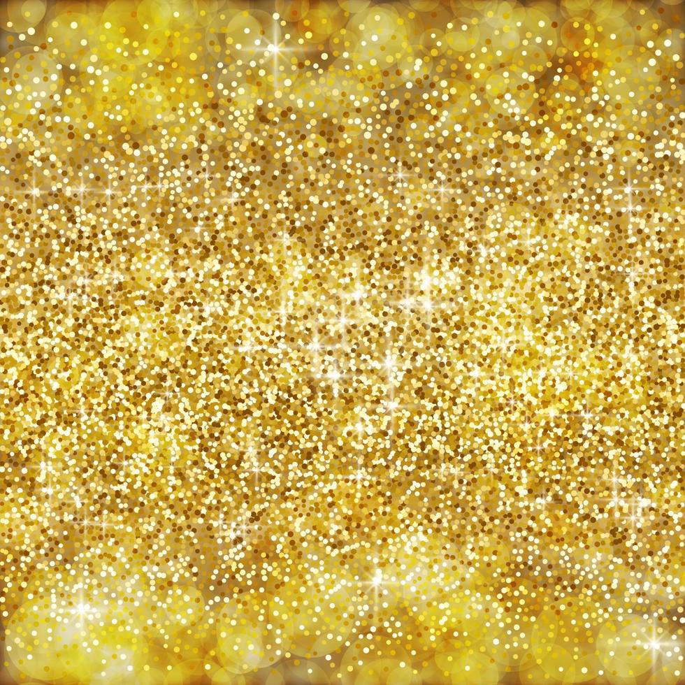 abstrato de glitter dourados. vetor