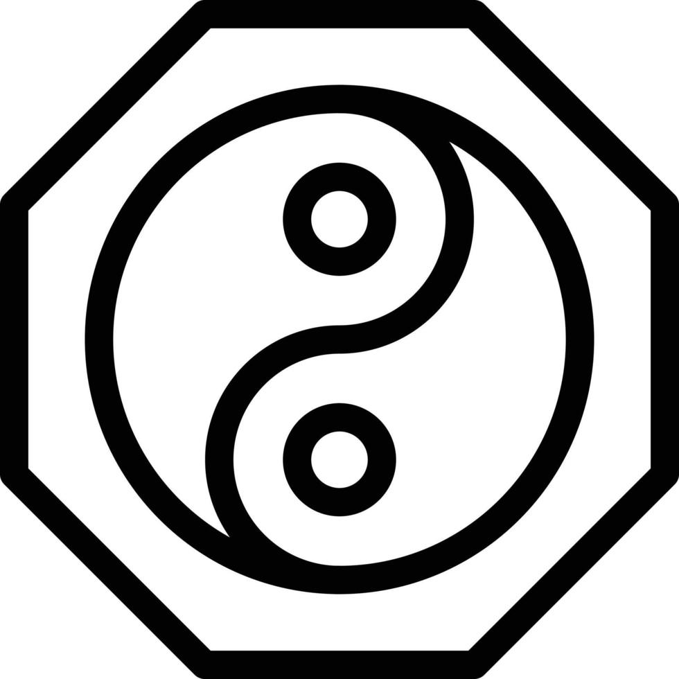 ilustração em vetor yin yang em um background.premium qualidade symbols.vector ícones para conceito e design gráfico.