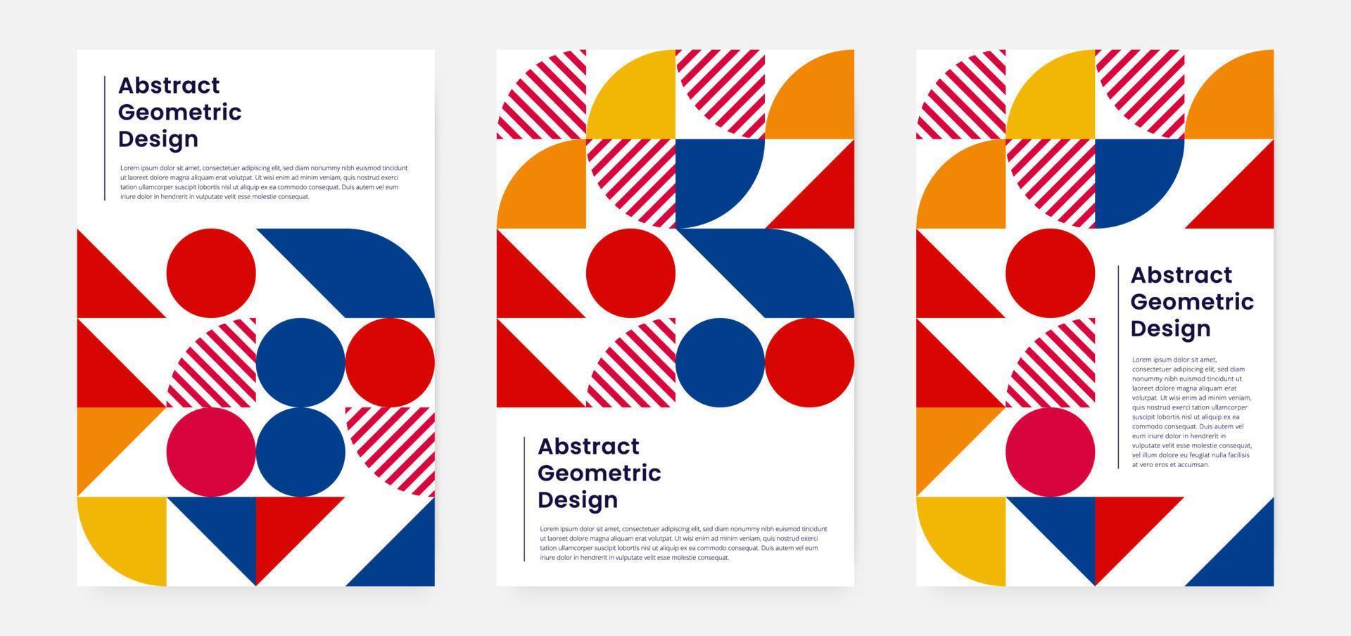 capa de arte minimalista geométrica com forma e figura. estilo de design de padrão abstrato para capa, banner web, página de destino, apresentação de negócios, branding, embalagem, papel de parede vetor