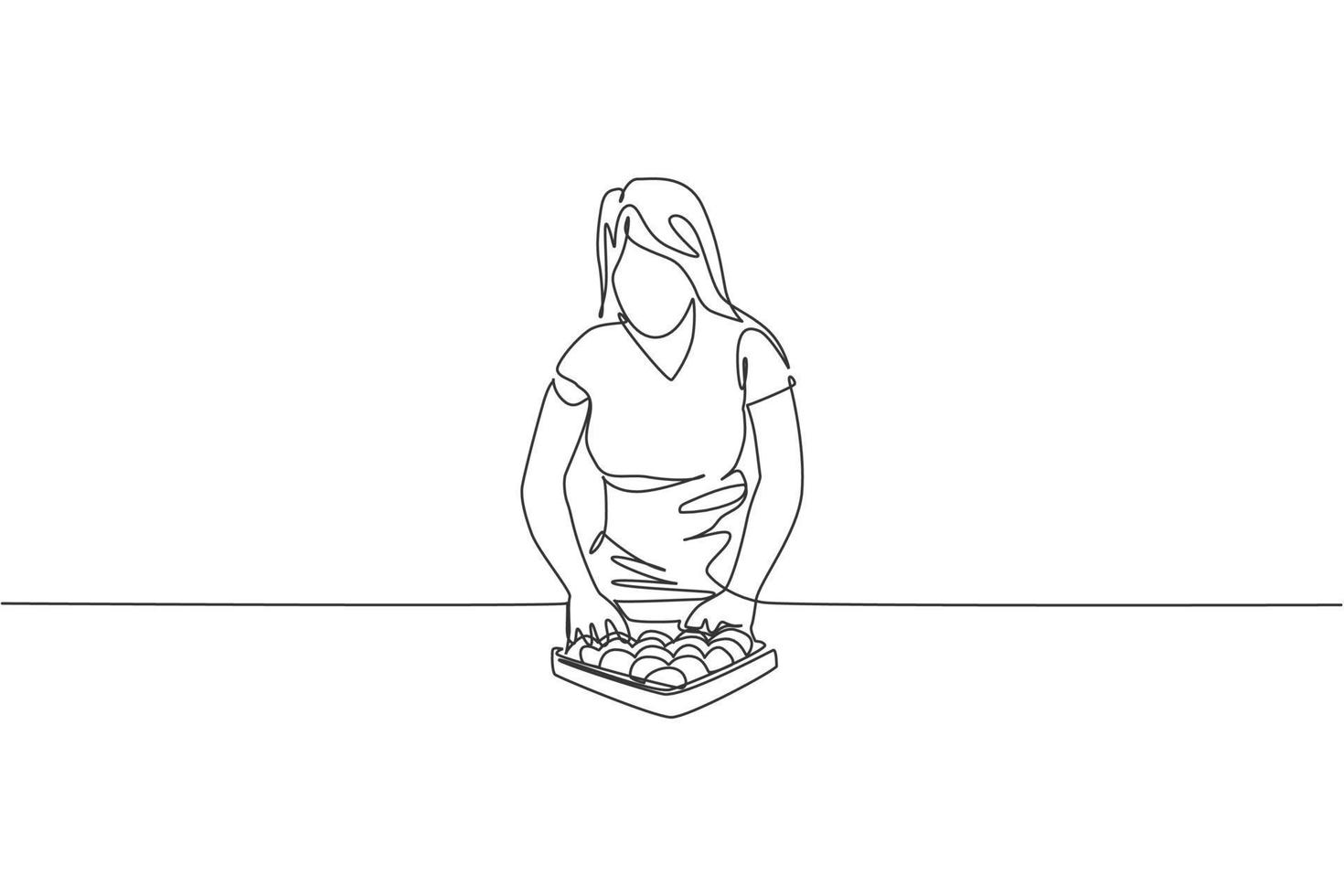 único desenho de linha contínua da menina de bilhar de beleza jovem preparando a mesa de bilhar de piscina de bolas na sala de bilhar no bar. conceito de jogo de esporte indoor. ilustração em vetor design de desenho de uma linha na moda