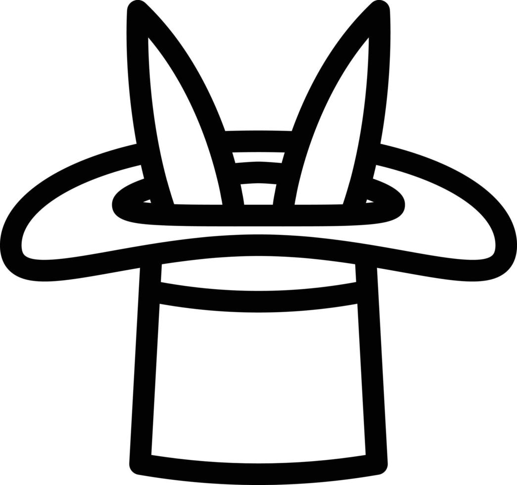 chapéu coelho ilustração vetorial em ícones de uma qualidade background.premium symbols.vector para conceito e design gráfico. vetor