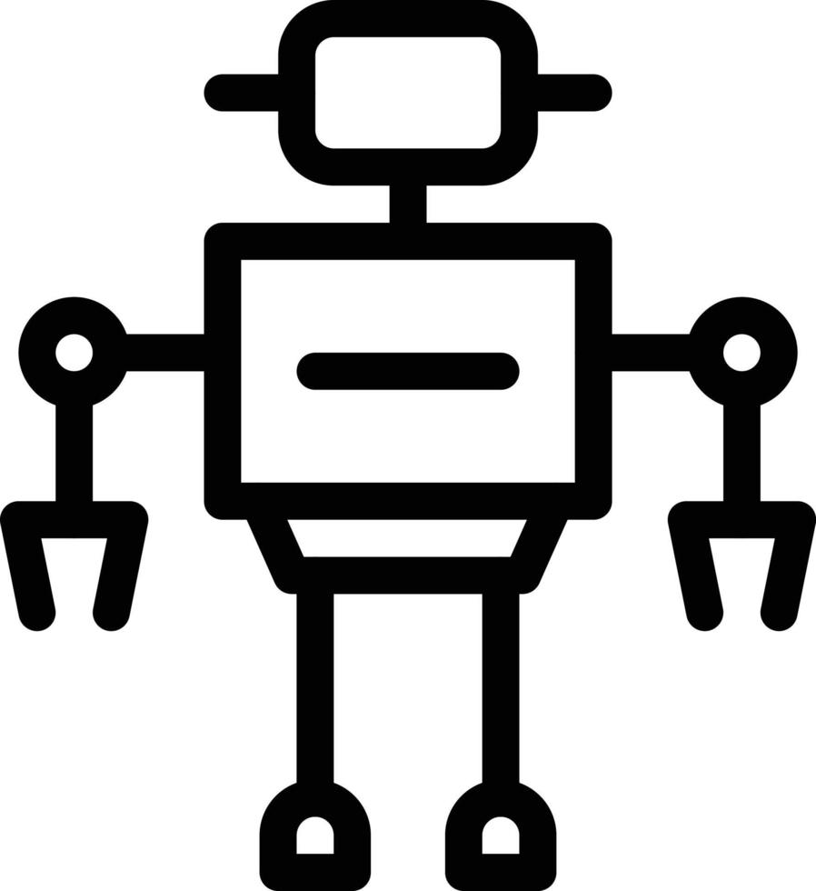 ilustração em vetor robótico em um ícones de symbols.vector de qualidade background.premium para conceito e design gráfico.