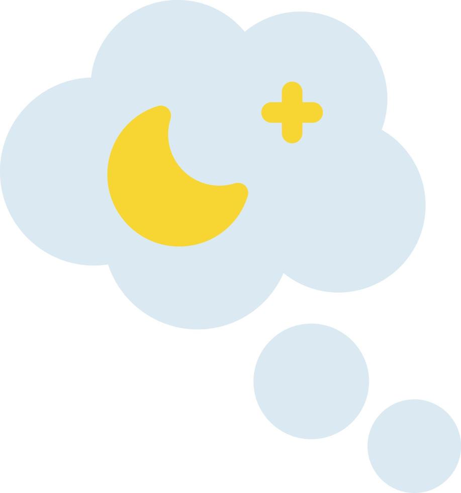 nuvem sono ilustração vetorial em ícones de uma qualidade background.premium symbols.vector para conceito e design gráfico. vetor