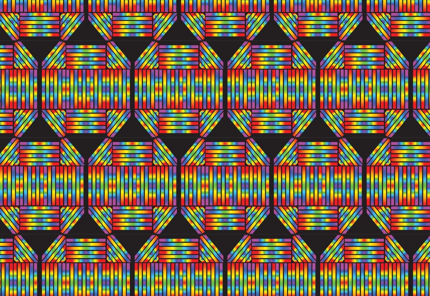fundo de novo padrão geométrico gradiente de arco-íris vetor
