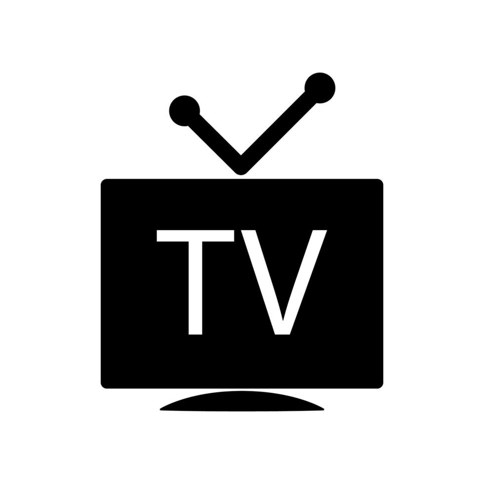 modelo de ícone de televisão vetor