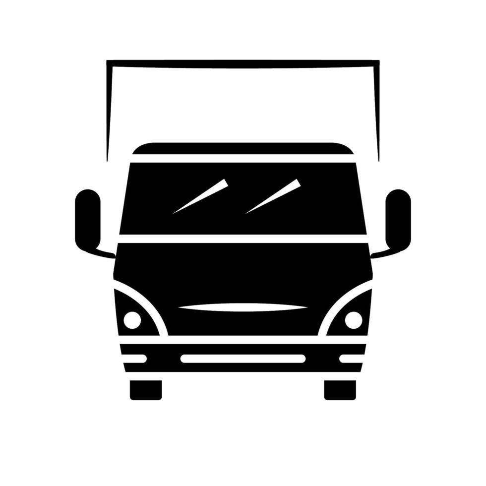 modelo de ícone de caminhão vetor