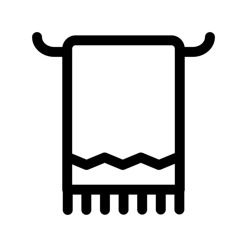 gráfico de ilustração vetorial de ícone de toalha vetor